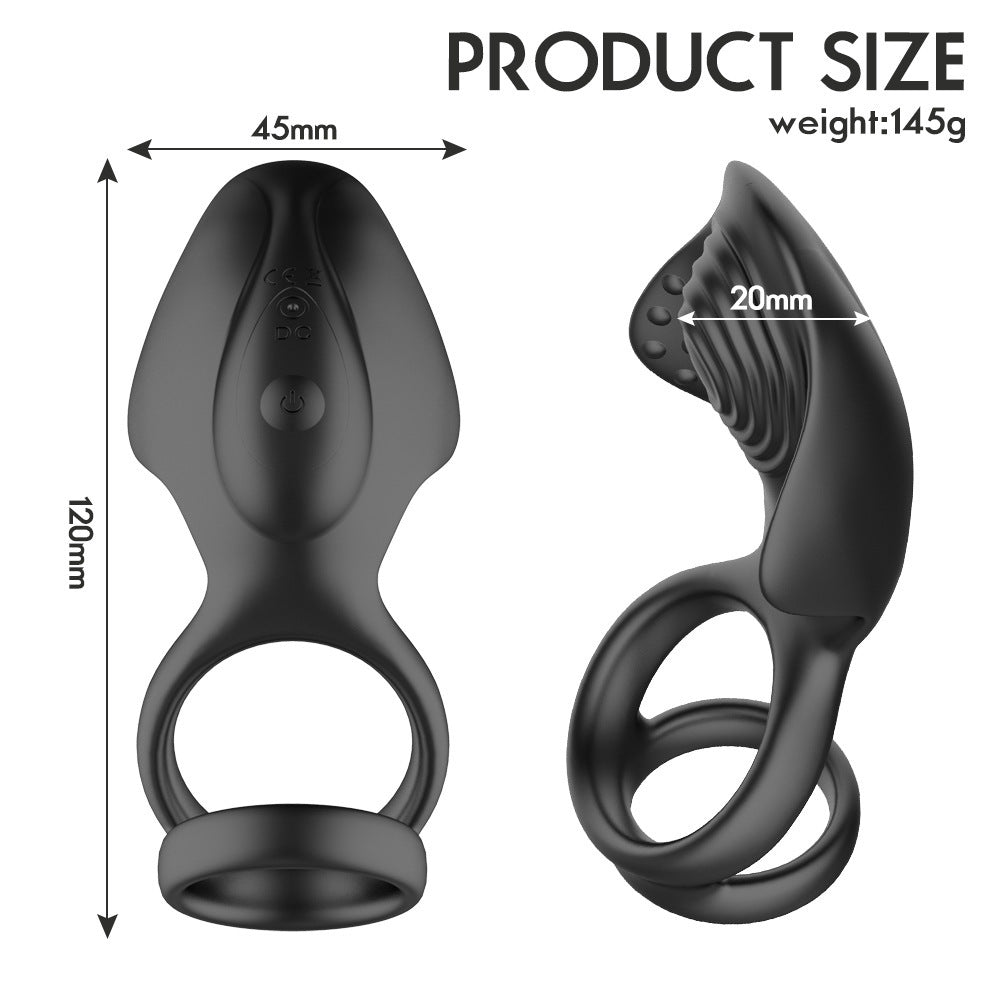 Buckle Lock Precision Ring – Electric Dual-Use Masturbation Massager for Men and Women