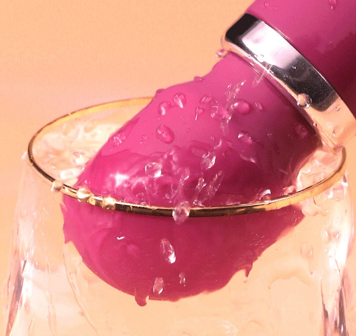 Female Clitoral Stimulator 8 Speed Silicone Red