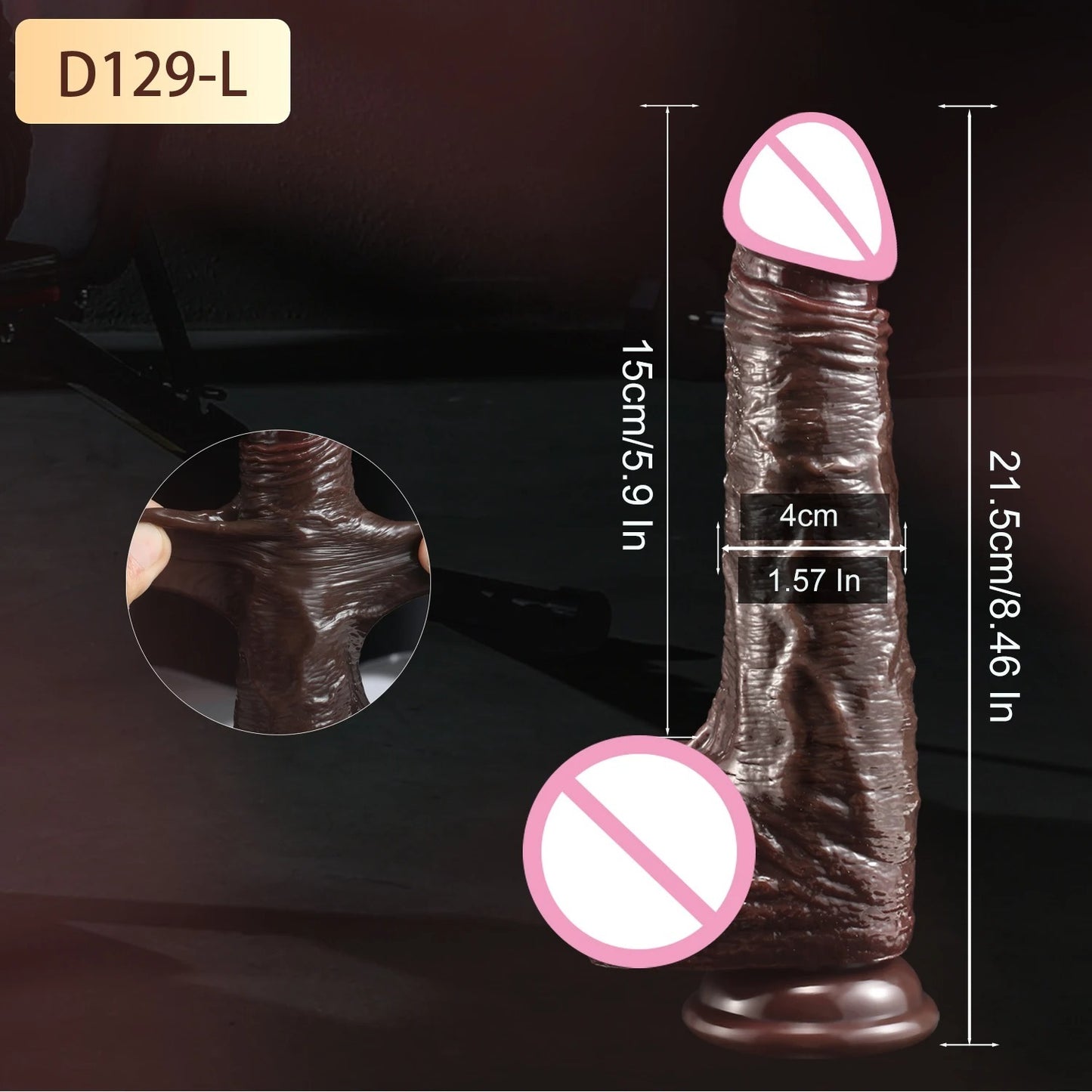 Women's Silicone Soft Manual Masturbation Device - Liquid Silicone, Multiple Styles and Sizes