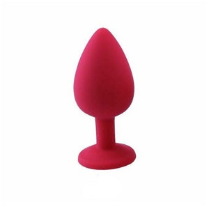 Silicone Anal Plug Set with Colorful Diamond Base - Variety of Sizes and Colors
