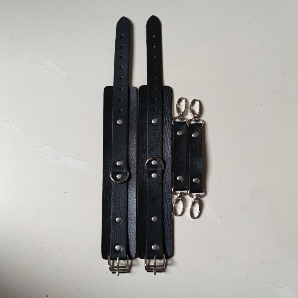 Bondage BDSM Harness Set for Women – Erotic PU Leather Lingerie with Adjustable Straps