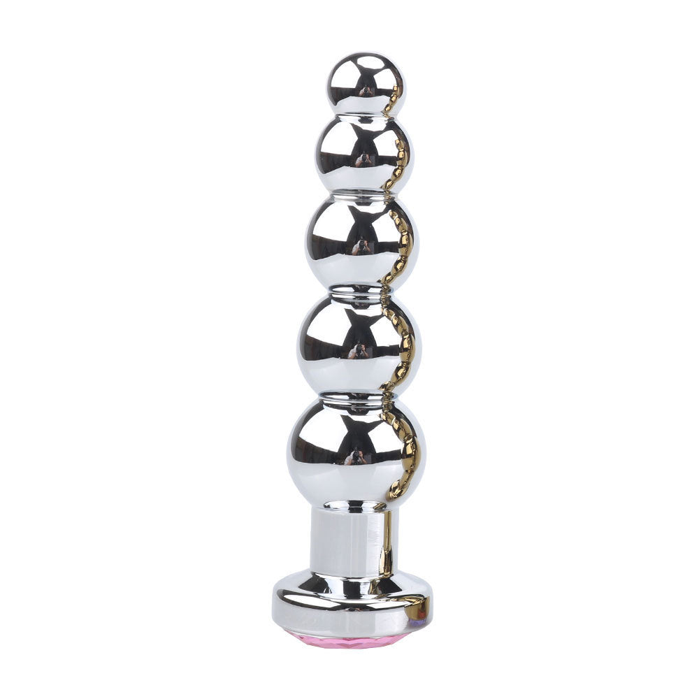 Premium Metal Alloy Anal Beads & Dildo Set - Luxury Pleasure Collection