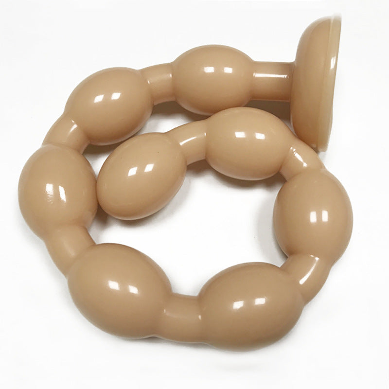 50cm Extra Long Bead Anal Plug – PVC Pleasure Toy for Deep Stimulation