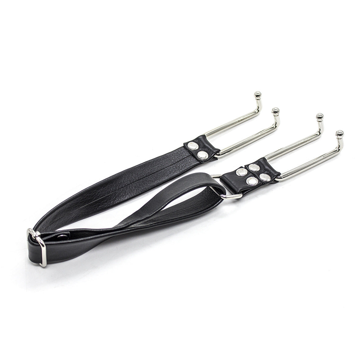 Adjustable Leather Mouth Hook – Forced Opening Training Play Prop