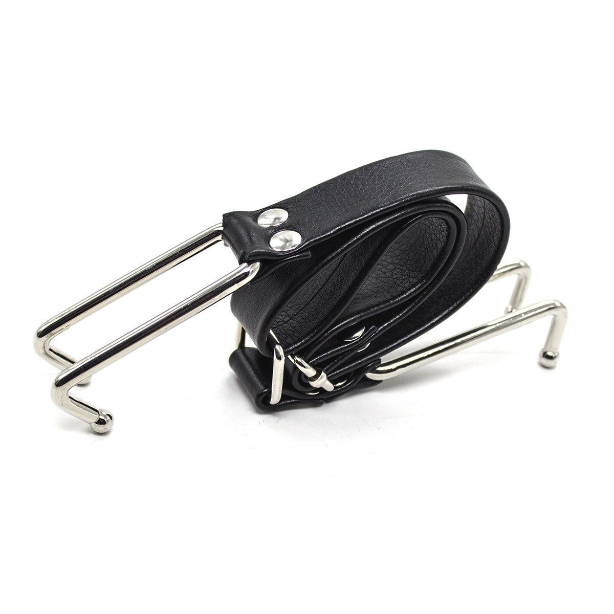 Adjustable Leather Mouth Hook – Forced Opening Training Play Prop