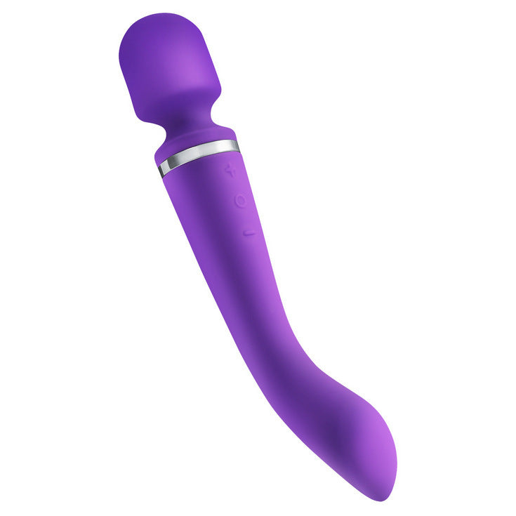 Double Head Vibrator for Women – Rechargeable Silicone Pleasure Device