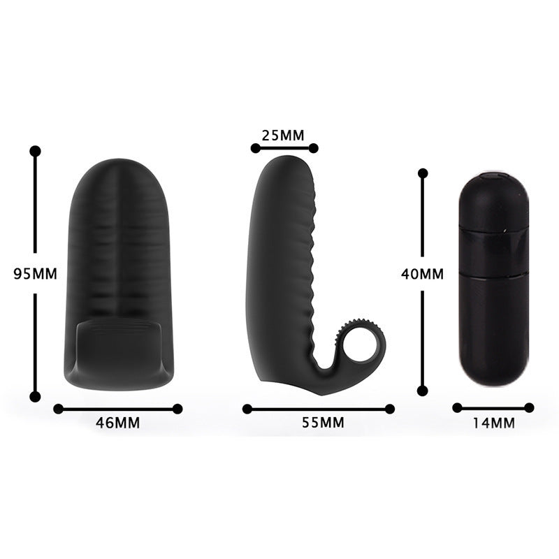 Silicone Finger Vibration Sleeve for Personal Stimulation – Discreet and Comfortable