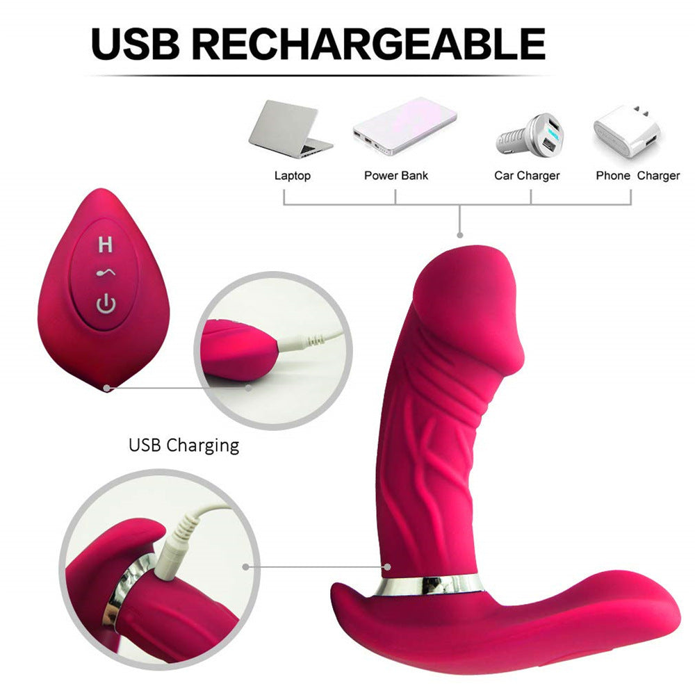 Headset Shape Cock Ring Vibration – Remote Control Silicone Precision Ring