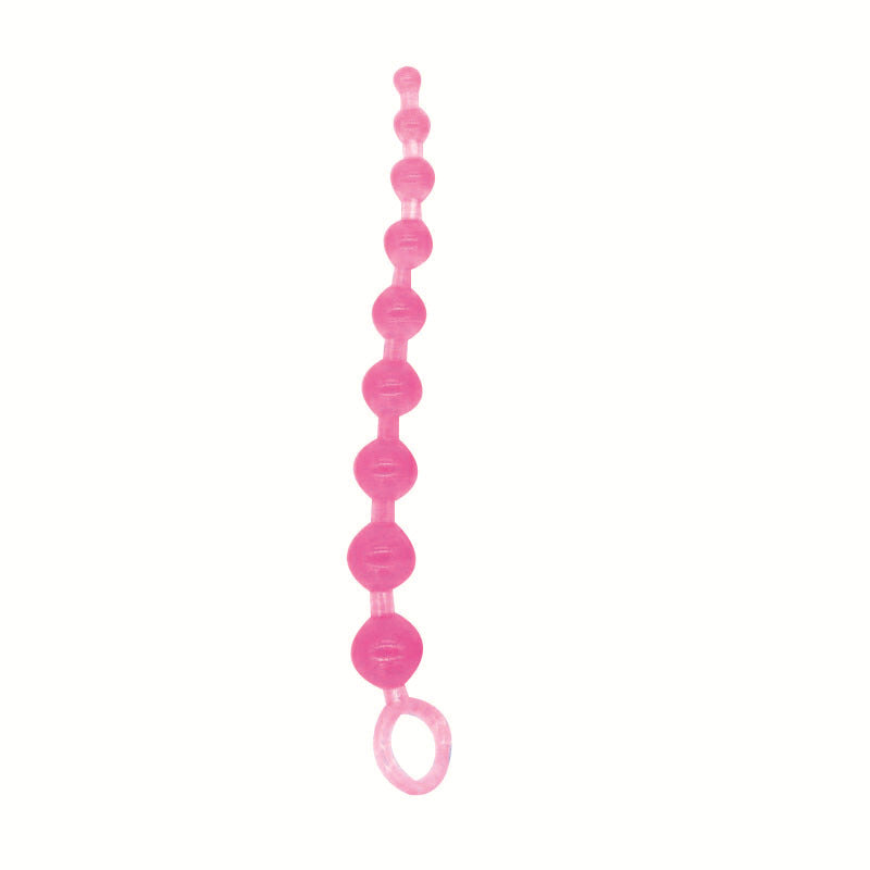 Silicone Anal Bead Massager for Men - TPE Flexible Pleasure Toy