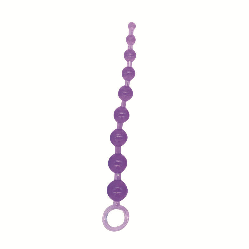 Silicone Anal Bead Massager for Men - TPE Flexible Pleasure Toy