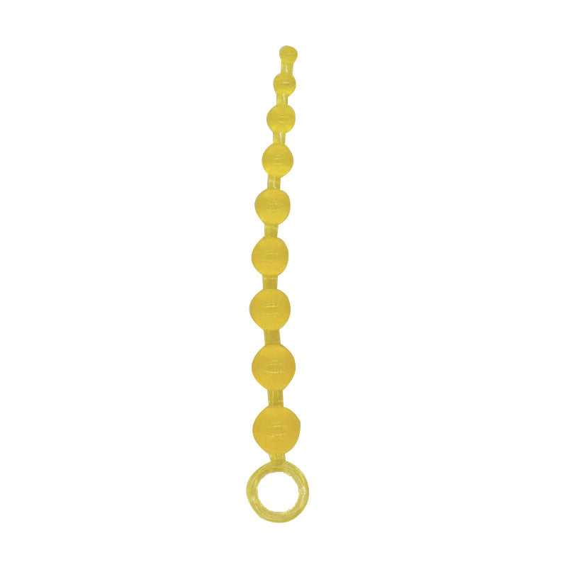 Silicone Anal Bead Massager for Men - TPE Flexible Pleasure Toy