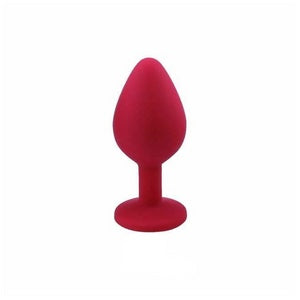 Silicone Anal Plug Set with Colorful Diamond Base - Variety of Sizes and Colors
