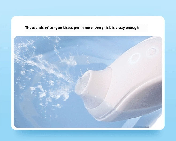 Women's Rechargeable Silicone Vibrating Toy - White