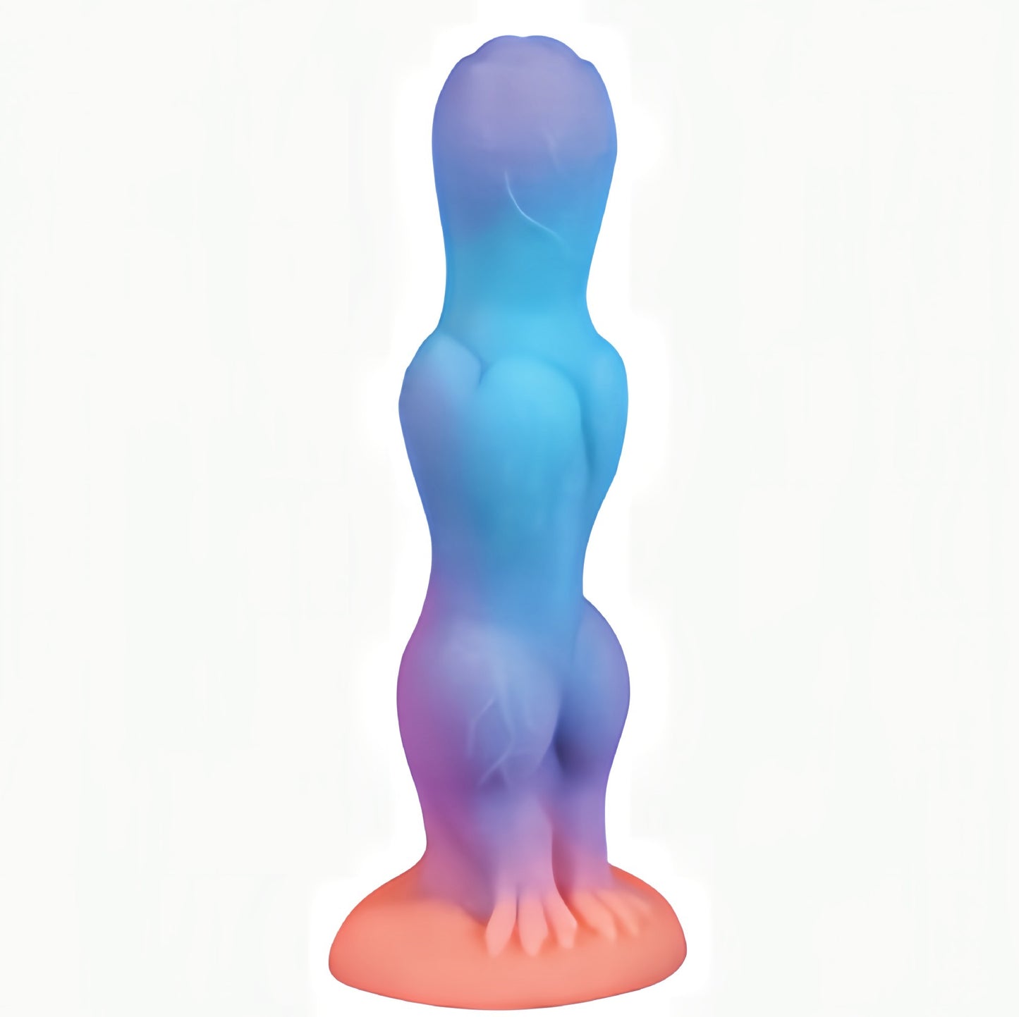 Luminous Mixed Color Liquid Silicone Butt Plug - Special-Shaped, Suitable for Men and Women