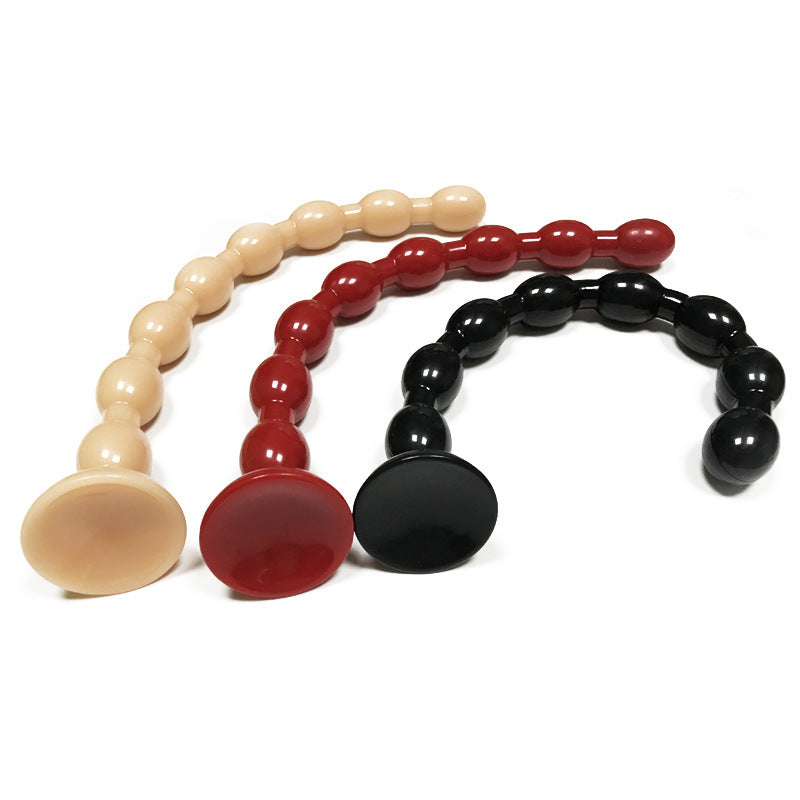 50cm Extra Long Bead Anal Plug – PVC Pleasure Toy for Deep Stimulation