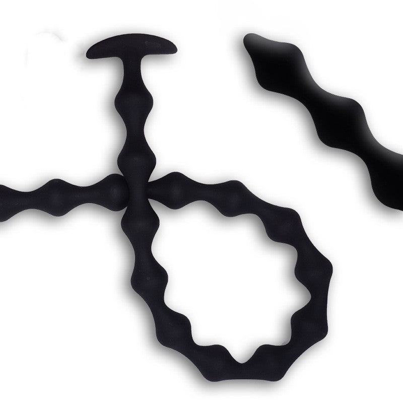 Silicone Long Pull Beads 58CM Soft Device