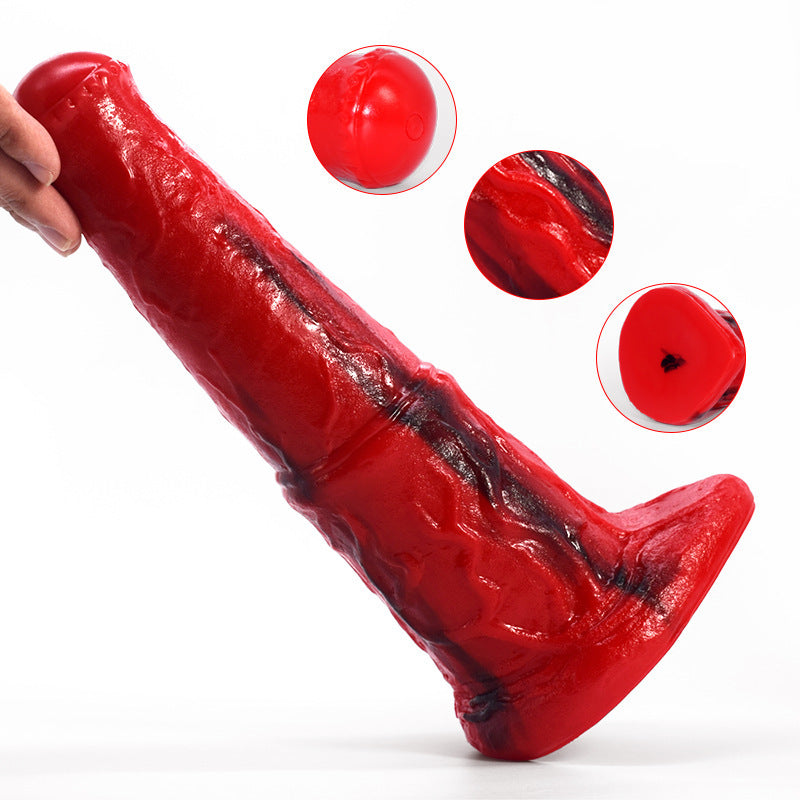 Colorful Sexy Large Toy for Women – Liquid Platinum Silicone