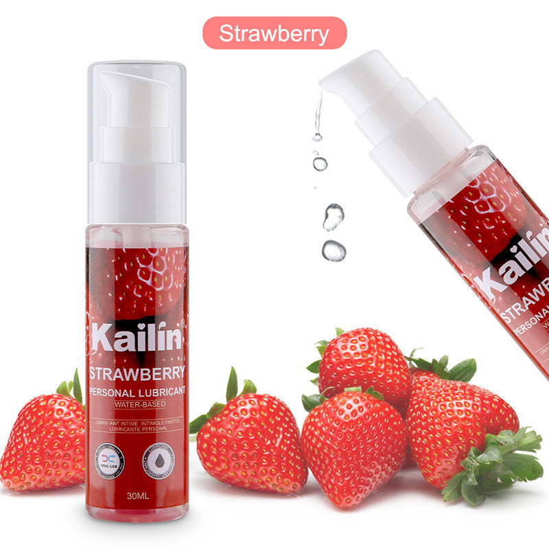Fruity Water-Soluble Body Lubricant – Strawberry, Mint & Lemon Flavors