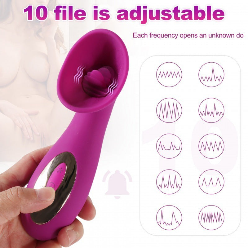 Lipping Licking Vibrating Stick For Women