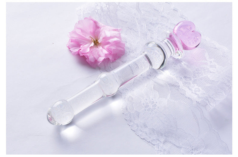 Love Glass Gourd Plug – High Borosilicate Glass, Health Care and Erotic Massage Series
