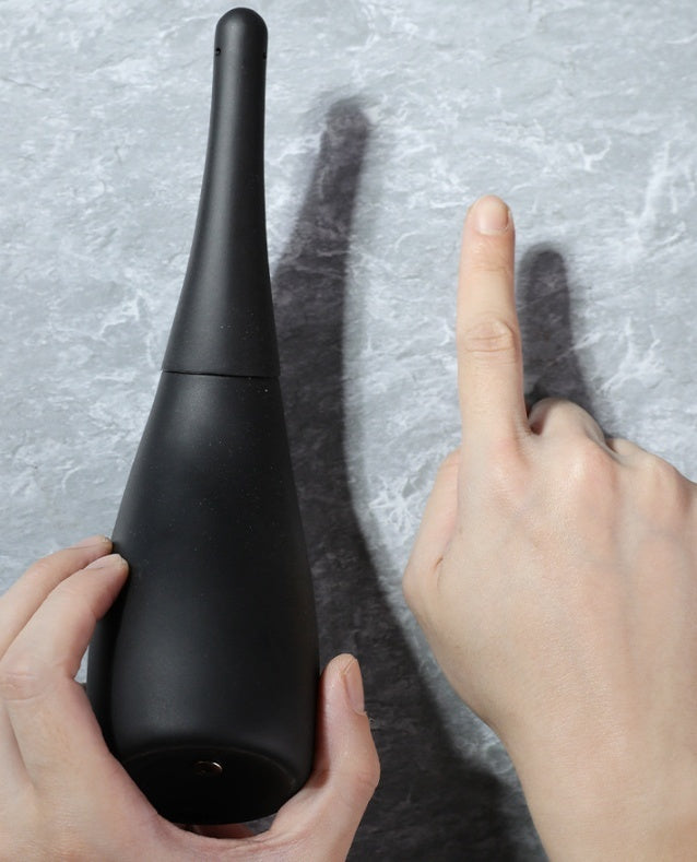 "Clean Sweep" Men's Anal Enema Flusher – Anti-Backflow Bowel Cleaning Tool