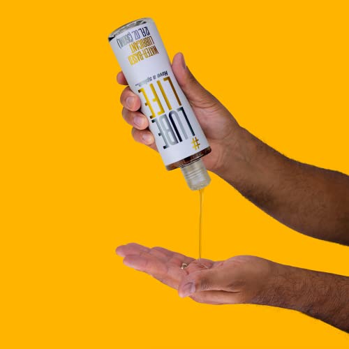 Lube Life Water-Based Personal Lubricant, Lube for Men, Women and Couples, Non-Staining, 8 Fl Oz