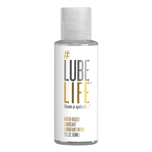 Lube Life Water-Based Personal Lubricant, Lube for Men, Women and Couples, Non-Staining, 8 Fl Oz