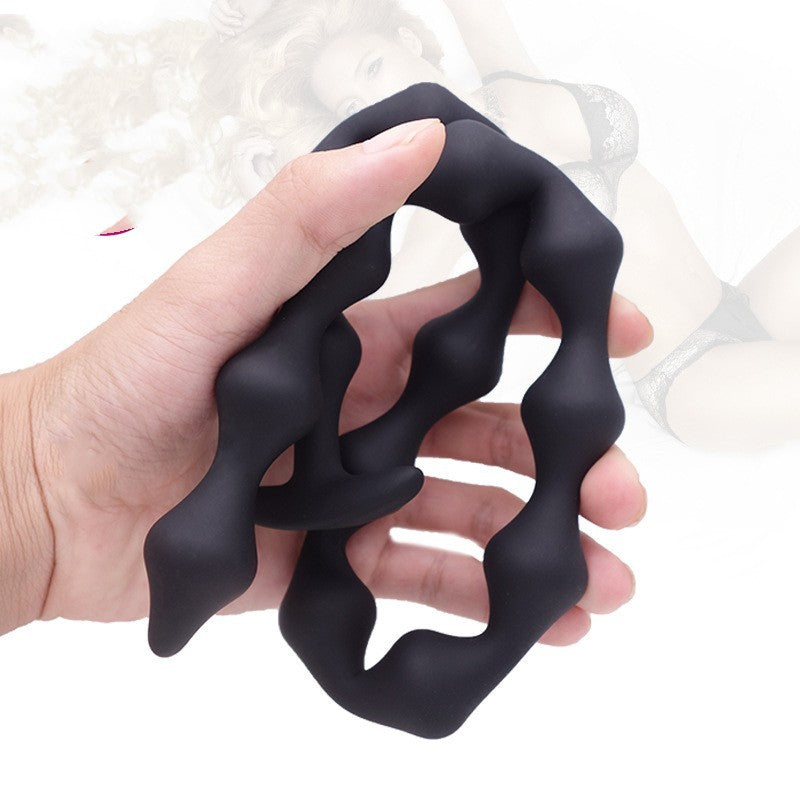 Silicone Long Pull Beads 58CM Soft Device