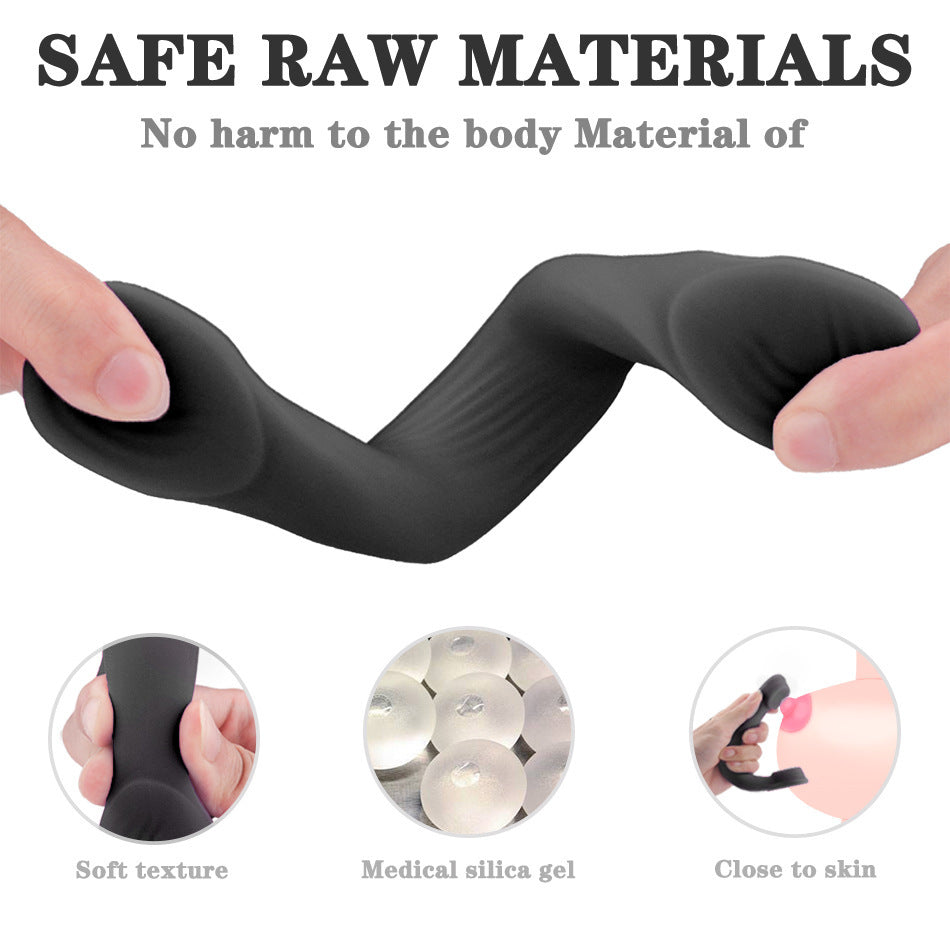 Headset Shape Cock Ring Vibration – Remote Control Silicone Precision Ring