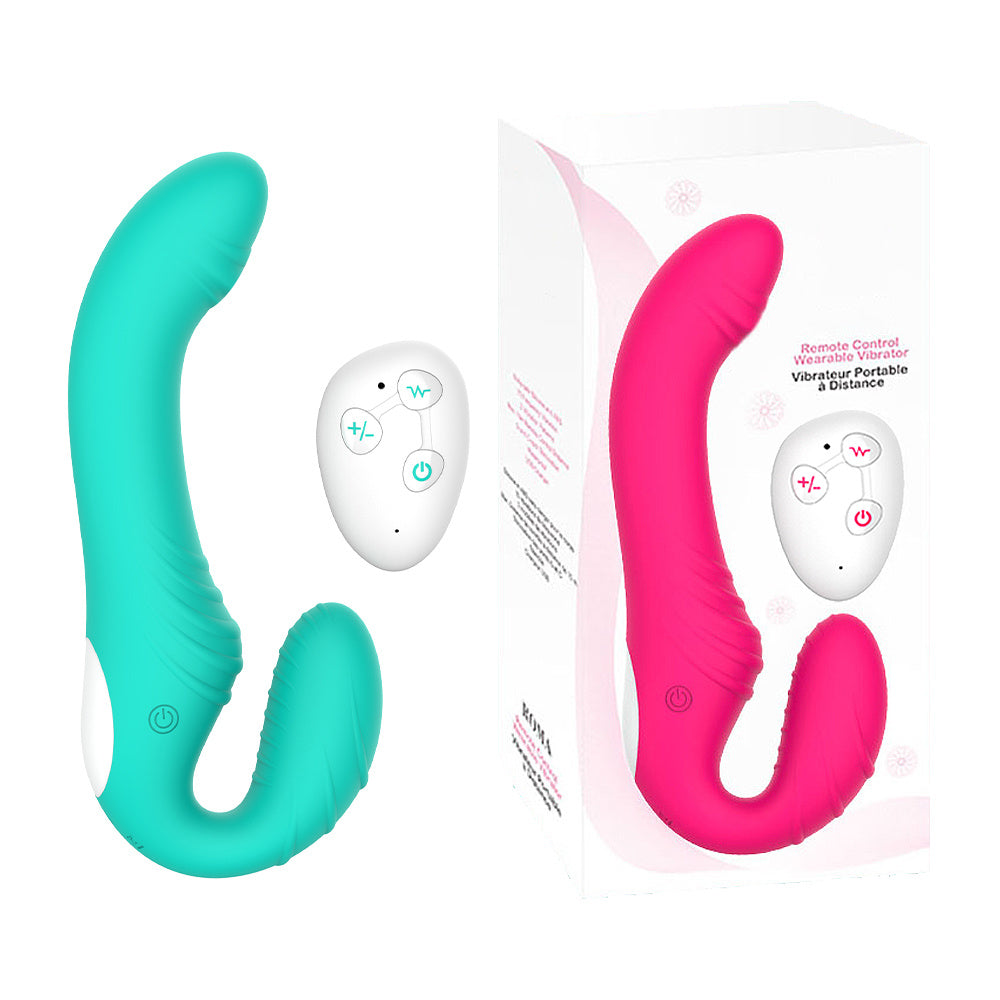 Wearable Remote-Controlled Double-Head Vibrator – Silicone & ABS, USB Rechargeable