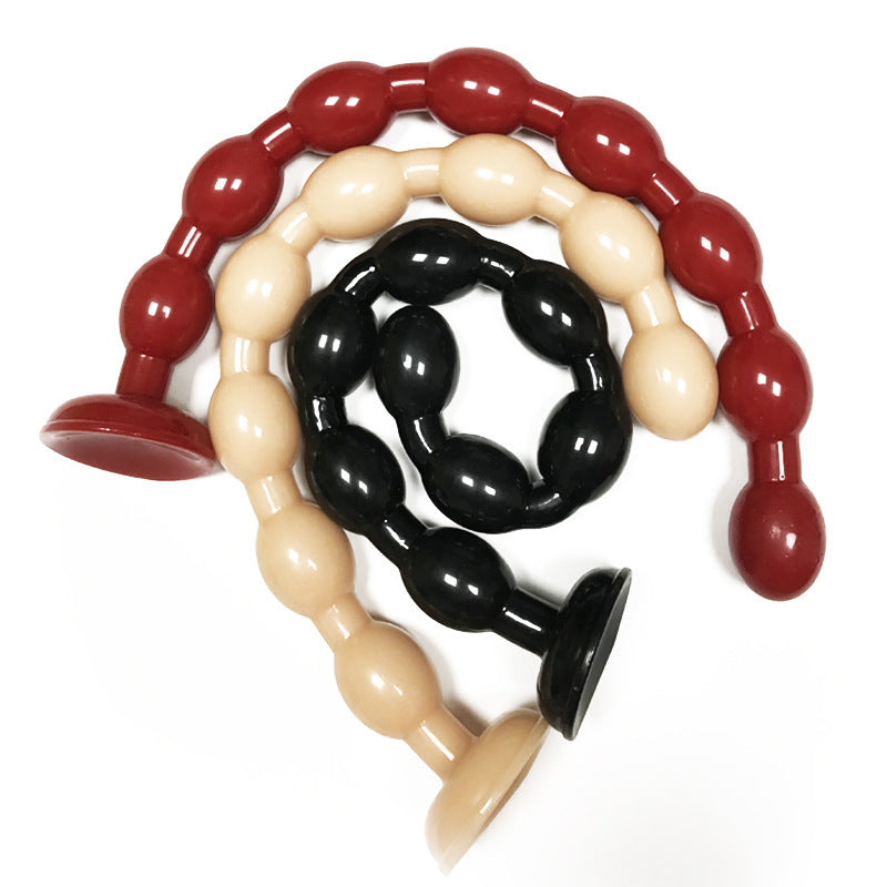 50cm Extra Long Bead Anal Plug – PVC Pleasure Toy for Deep Stimulation