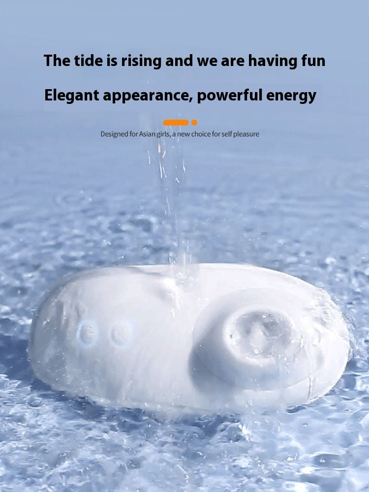 Women's Rechargeable Silicone Vibrating Toy - White