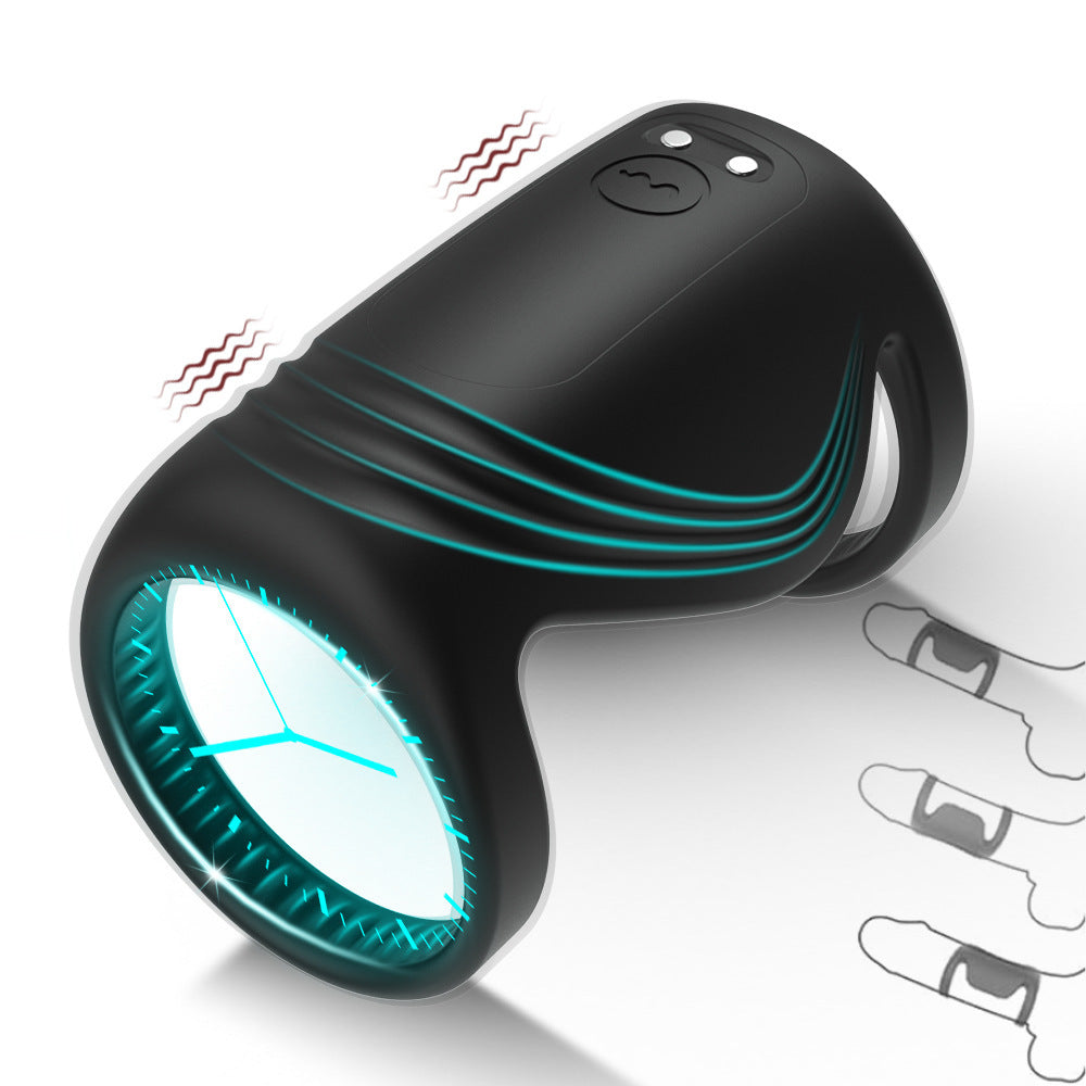 APP Wireless Remote Control Vibration Delay Horseshoe Ring – Silicone Sperm Locking Ring