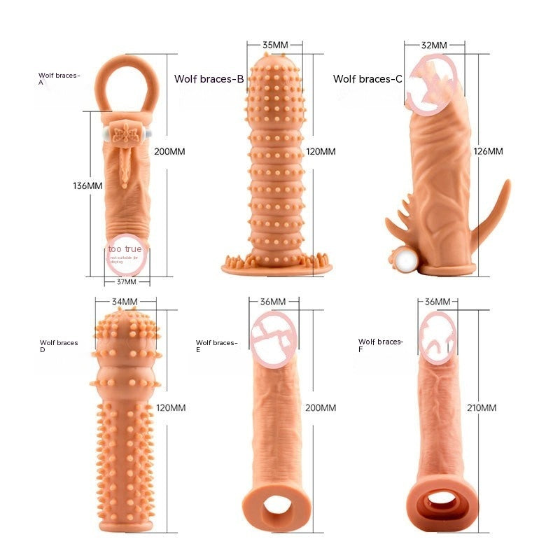 Vibrating Barbed Penis Ring with Exotic Condoms – Ultimate Pleasure
