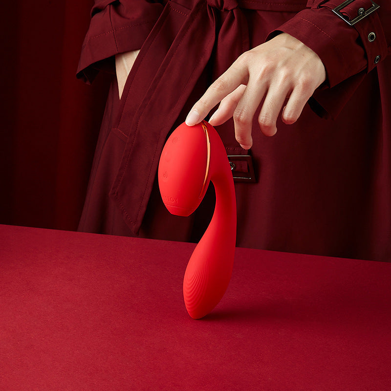 جهاز اهتزاز متعدد الترددات لامتصاص البظر وتسخينه تلقائيًا للنساء