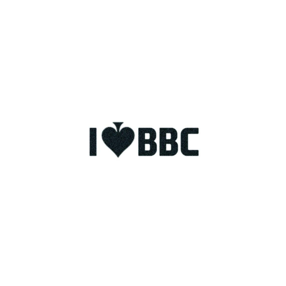 2x I Love BBC Temporary Tattoo
