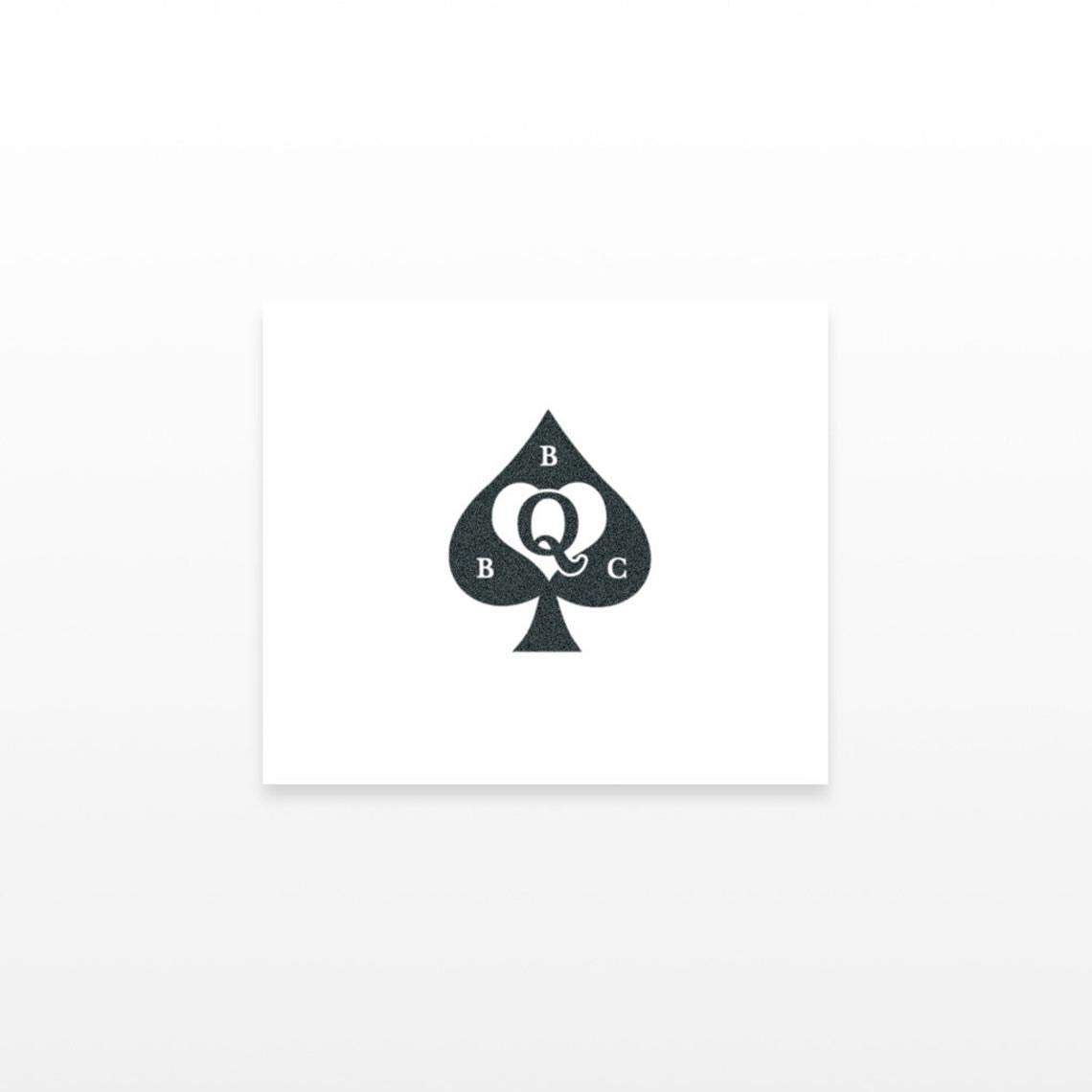 2 Queen Of Spades BBC Temporary Tattoos/Sexy Tattoo