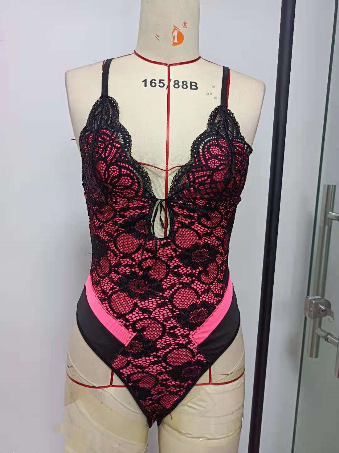 Lace Deep V-Neck Temptation One-Piece Bodysuit – Sexy Lace Lingerie
