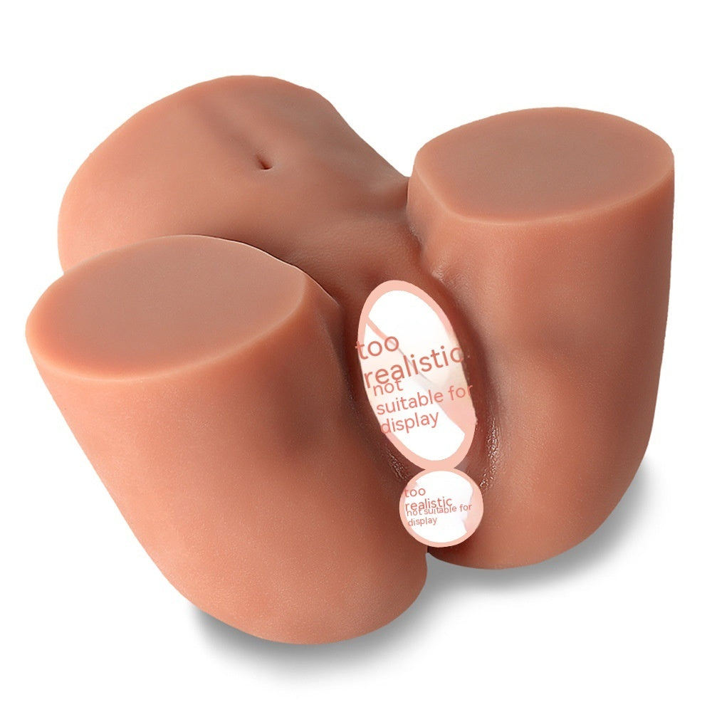 Realistic Brown Skin Pattern Butt Simulation – Manual Control TPE Material