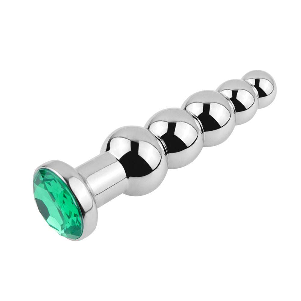 Silver Metal Anal Plug - Iron Tree Design for Sensual Stimulation