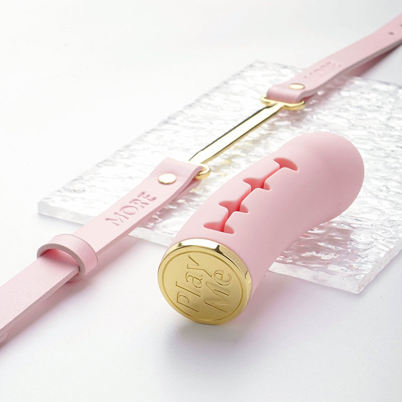 Deepthroat Regulation Gag - Silicone Mouth Ball for Female Bondage Play