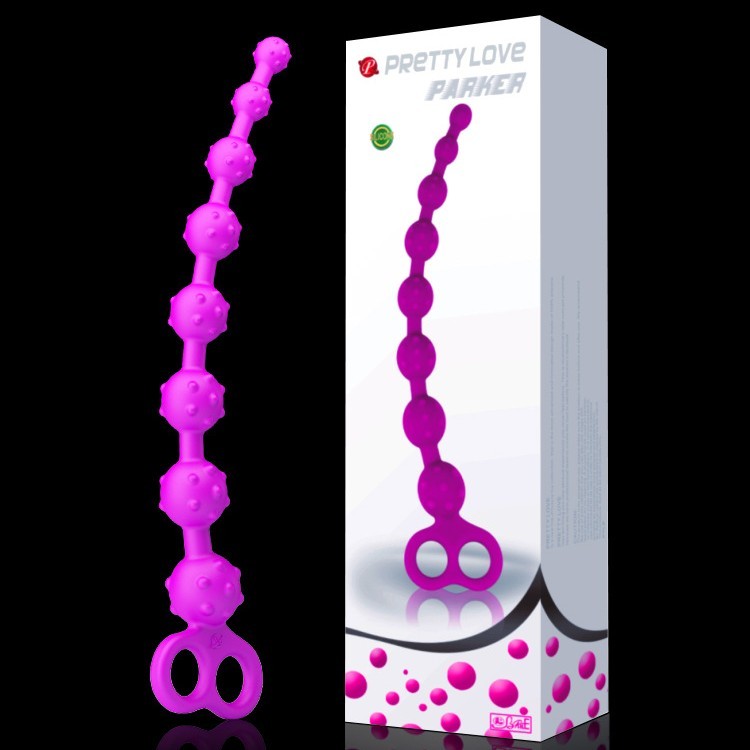 Silicone Pull Bead Vestibular Tool – 285x30mm for Targeted Massage
