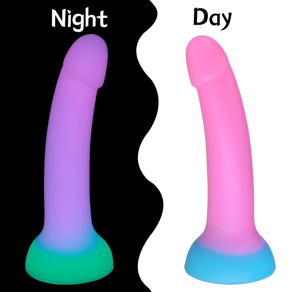 Fluorescent Small Butt Plug - Soft Simulation Silicone, Luminous Colors