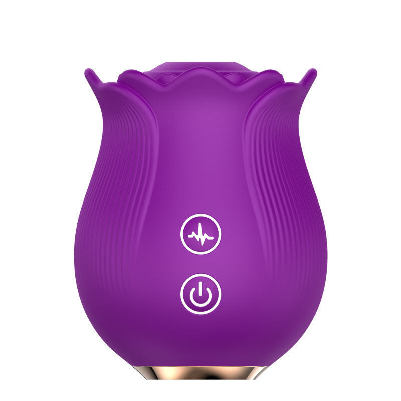 Rose Suction Telescopic Vibrator – Multi-Function Pleasure for Women