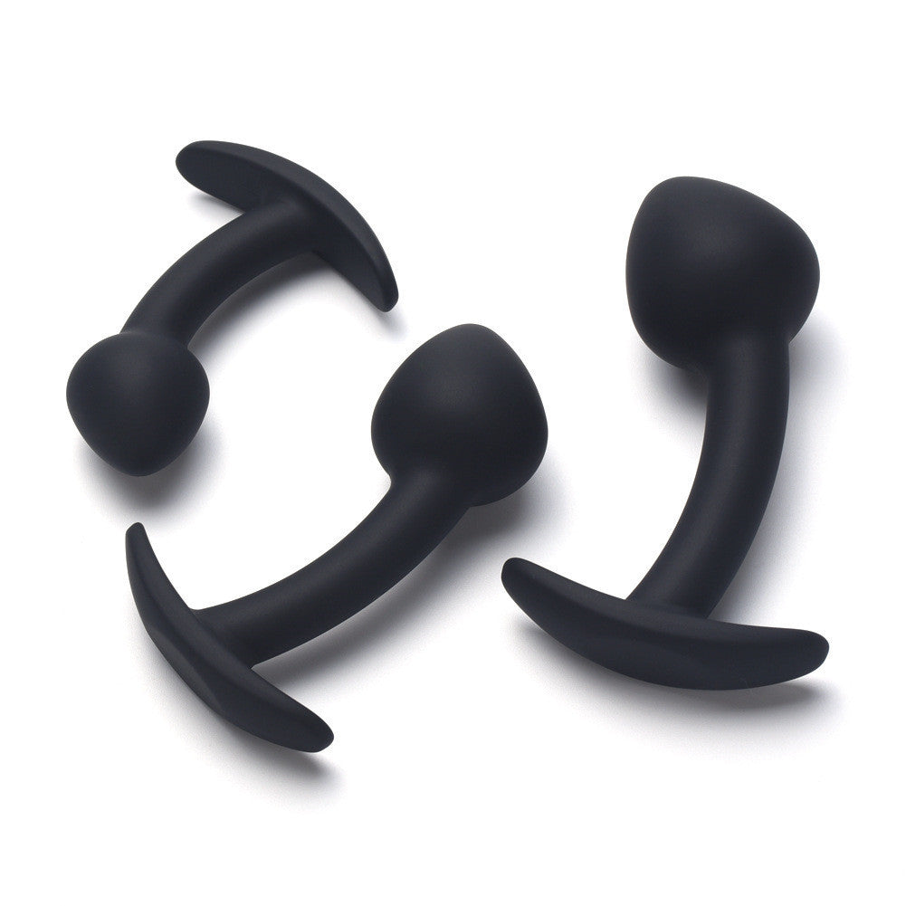 Mushroom-Shaped Silicone Anal Plug – Small, Medium, and Large Sizes