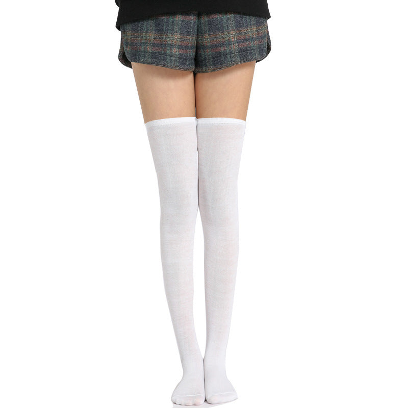 All-Match Women's Dance Pantyhose - Overknee Long Boot Socks with Stripes in Multiple Colors