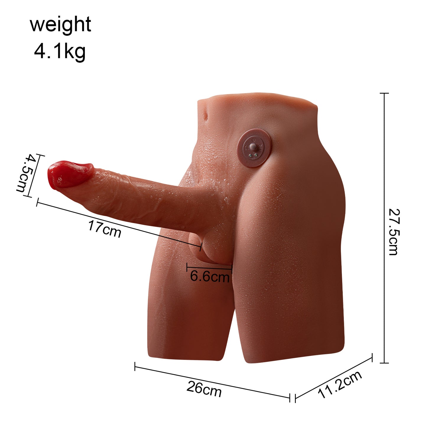 Deluxe Fantasy Torso with Realistic Features and Dynamic Functions