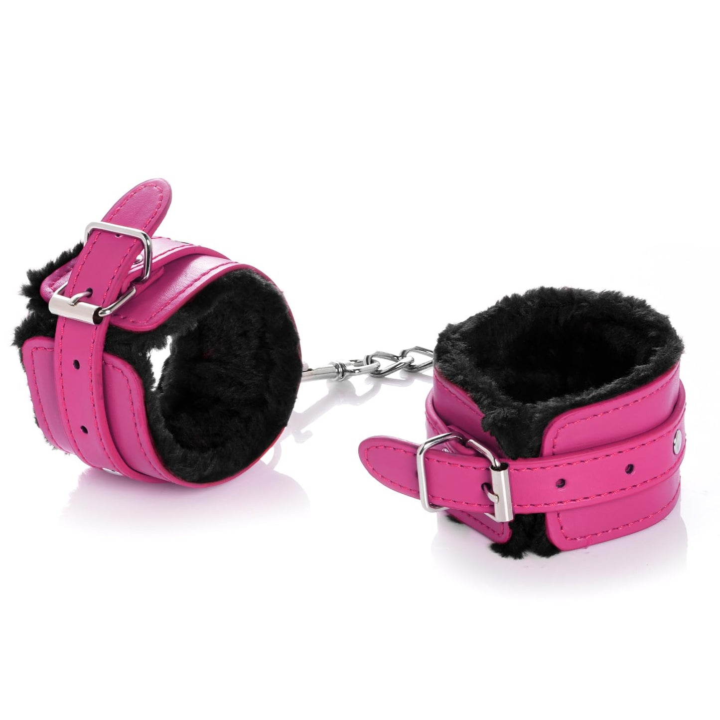 Adjustable Handcuffs Ankle Bracelets SM Adult Plush PU Leather Bondage Fetish Handcuffs Kit Cuff Restraint Set Sex Toy, Rbenxia Handcuff Restraints Adult Sex Toys Black