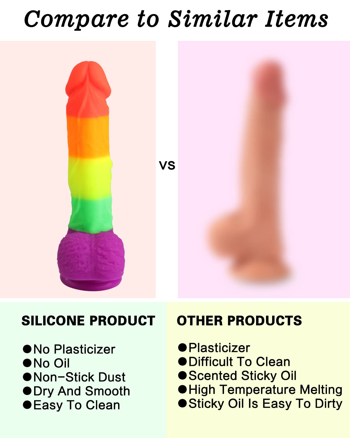 Realistic Dildo for Beginners Lifelike Huge Silicone Dildo, with Strong Suction Cup for Hands-Free Play, Realistic Penis for G-Spot Stimulation Dildos Anal Sex Toys for Women and Couple 7.7 "