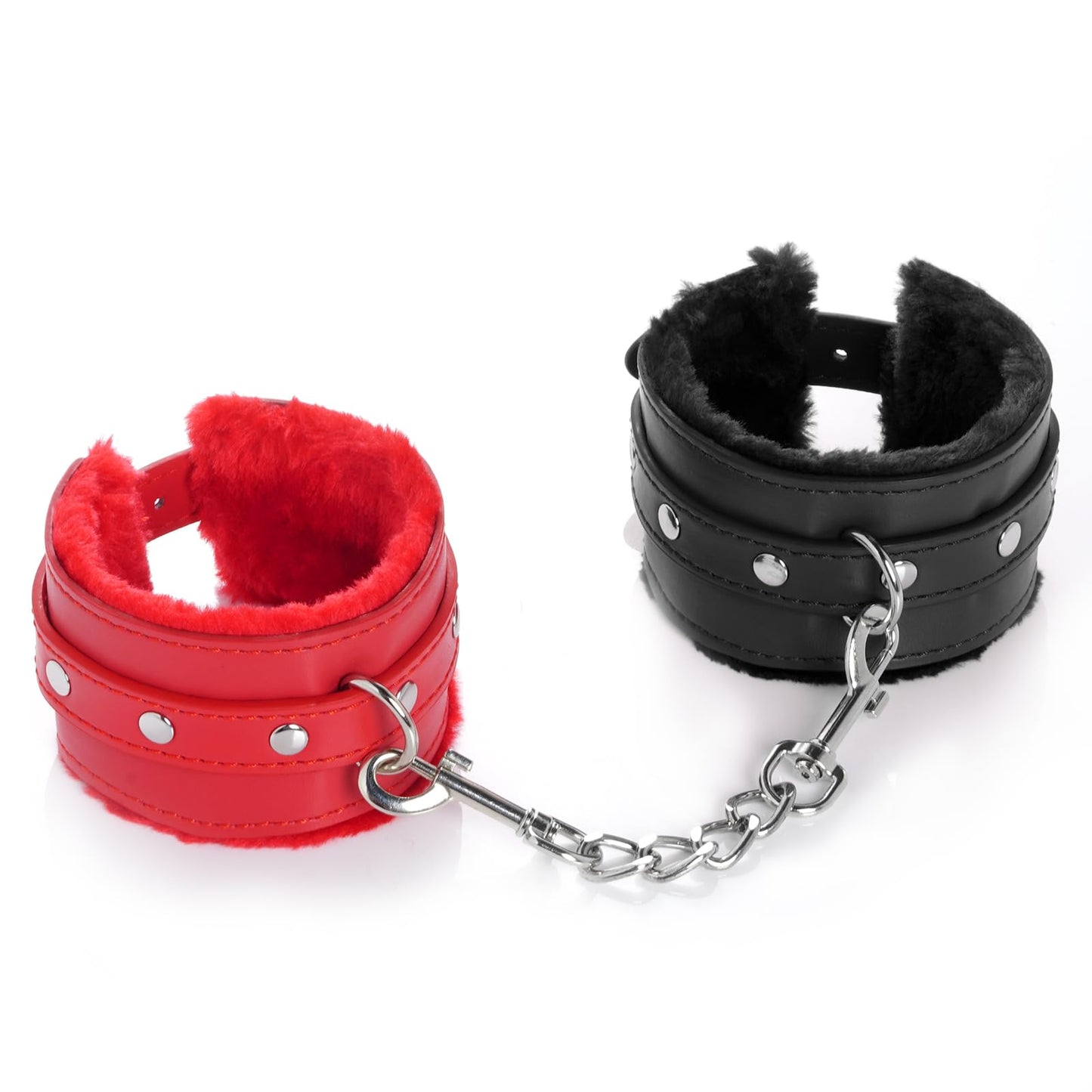Adjustable Handcuffs Ankle Bracelets SM Adult Plush PU Leather Bondage Fetish Handcuffs Kit Cuff Restraint Set Sex Toy, Rbenxia Handcuff Restraints Adult Sex Toys Black